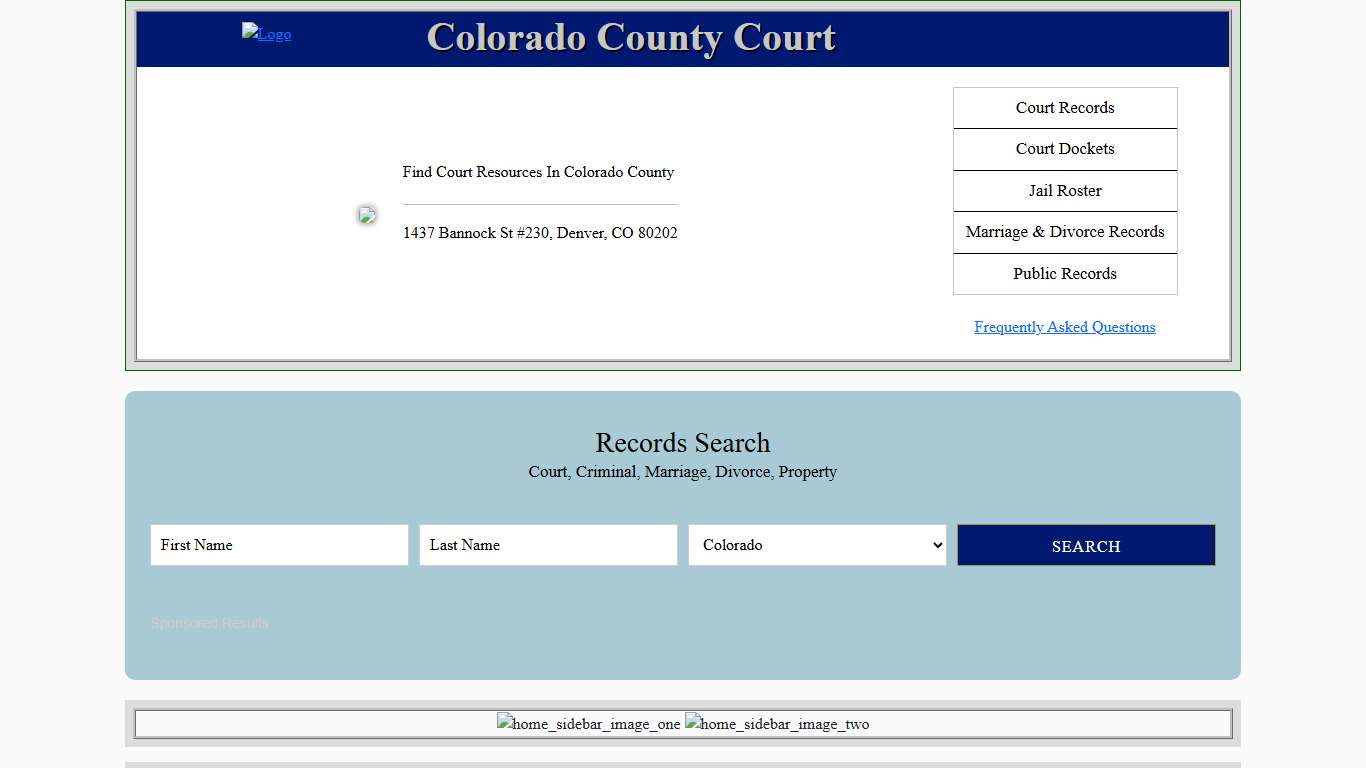 Colorado County Court Records Search